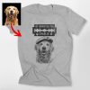 Sketch Custom Dog Portrait Bella Canvas Shirt - Pawarts