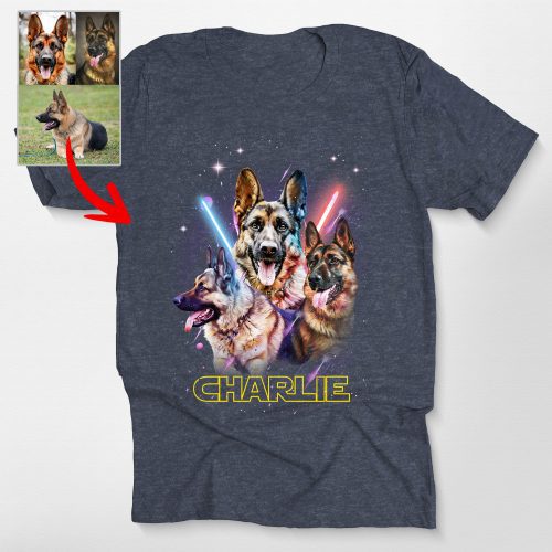 Pawarts | Super Cool Customized Dog Portrait Unisex T-shirt - Pawarts