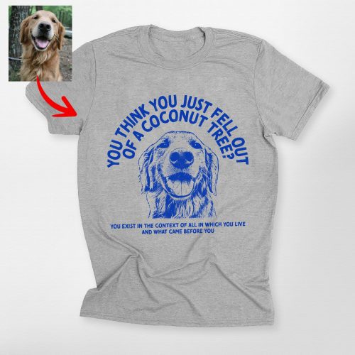 Custom Dog Photo Style T-Shirt for Dog Lovers - Pawarts