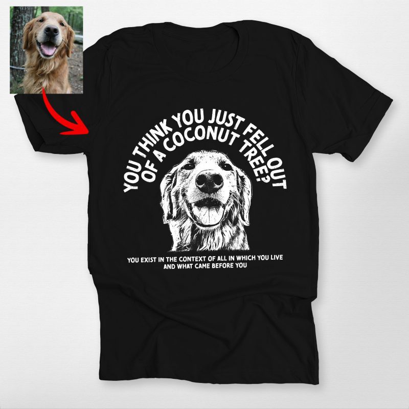 Custom Dog Photo Style T-Shirt for Dog Lovers - Pawarts