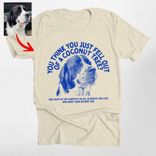 Custom Dog Photo Style T-Shirt for Dog Lovers - Pawarts