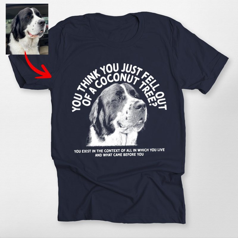 Custom Dog Photo Style T-Shirt for Dog Lovers - Pawarts