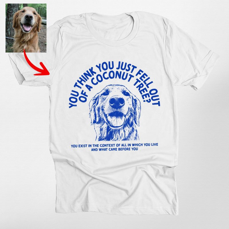 Custom Dog Photo Style T-Shirt for Dog Lovers - Pawarts