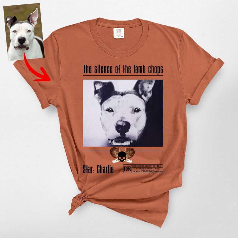 The Silence of the Lamb Chops Shirt for Dog Lovers, Halloween Movie Tee - Pawarts