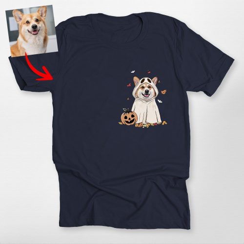 Cute Custom Dog Ghost Shirt for Dog Lovers Funny Retro Style - Pawarts