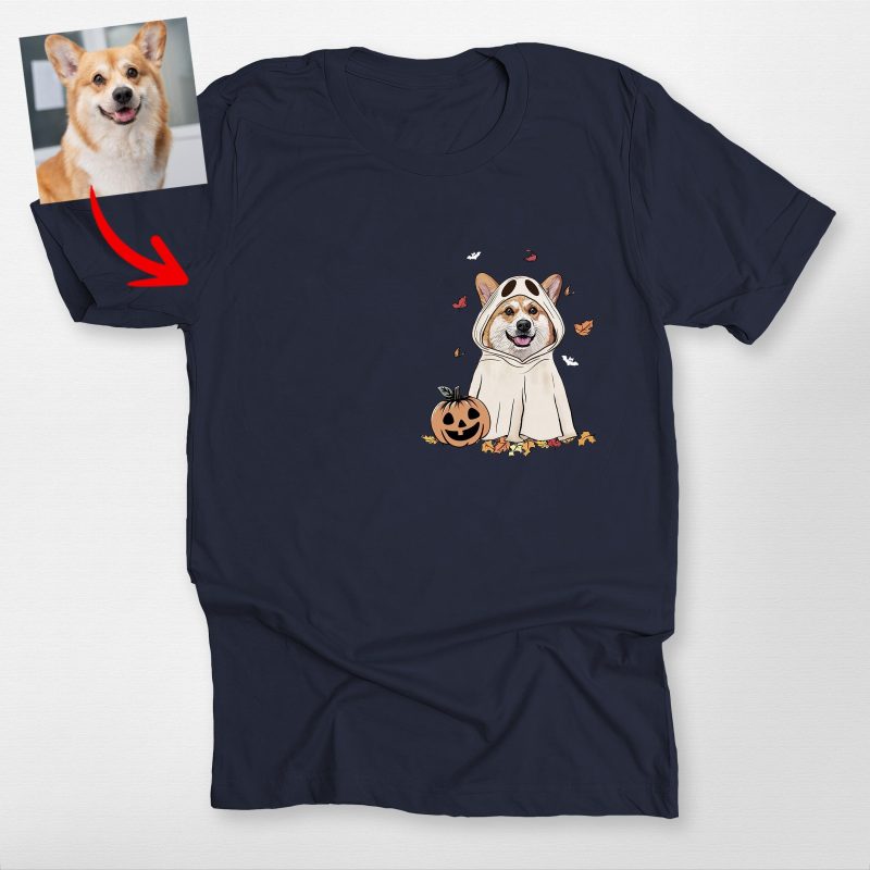 Cute Custom Dog Ghost Shirt for Dog Lovers Funny Retro Style - Pawarts