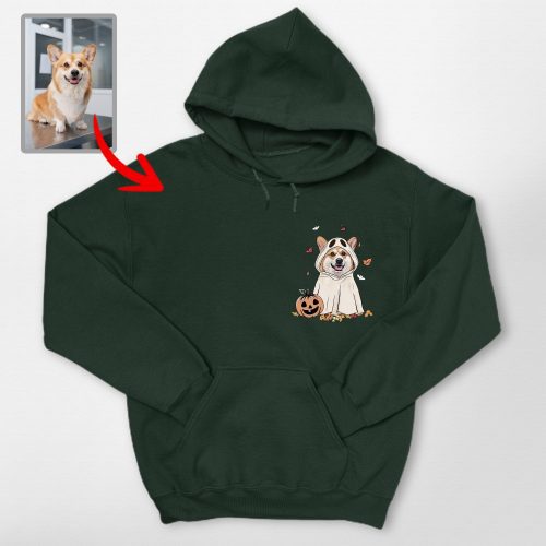 Custom Dog Ghost Gildan Hoodie Funny Retro Style For Dog Lovers - Pawarts