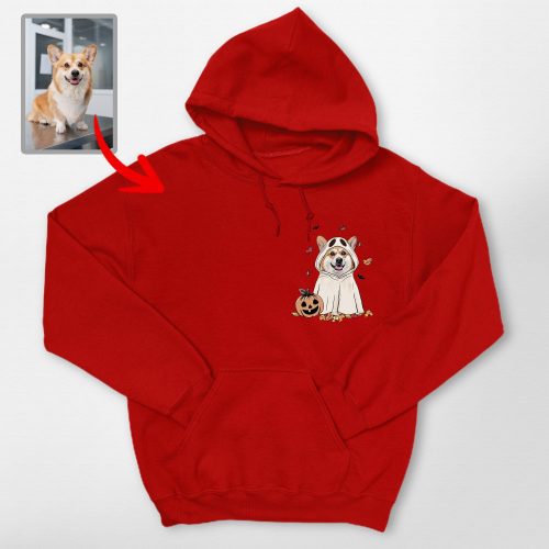 Custom Dog Ghost Gildan Hoodie Funny Retro Style For Dog Lovers - Pawarts