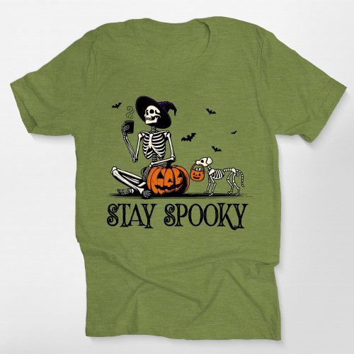 demo 011 - Custom Skeleton Pumpkin Dog Unisex T-Shirt (Copy) - Pawarts