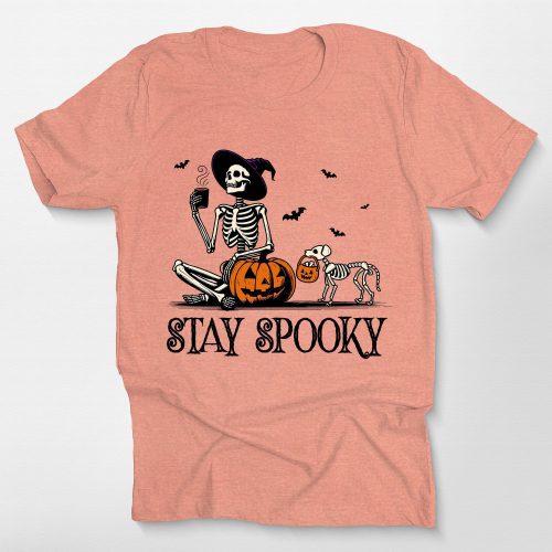 demo 011 - Custom Skeleton Pumpkin Dog Unisex T-Shirt (Copy) - Pawarts