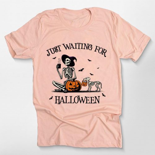 demo 011 - Custom Skeleton Pumpkin Dog Unisex T-Shirt (Copy) - Pawarts