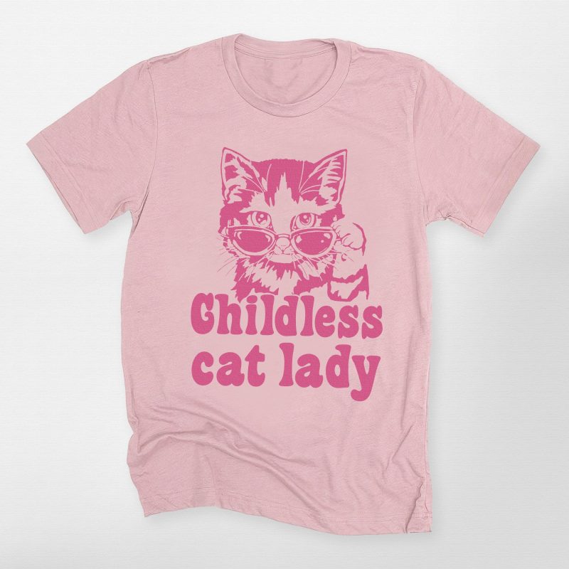 Childless Cat Lady Unisex T-Shirt - Pawarts