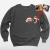 Custom Dog Christmas Comfort Colors Sweatshirt, Secret Santa Gifts For Dog Lovers - Pawarts