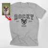 Customized Dog Face Sketch Bella Canvas T-Shirt for Dog Lovers - Pawarts