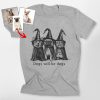 Dogs Will Be Dogs - Custom Halloween Dog Witch Bella Canvas T-shirt - Pawarts