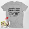 Custom Dog Ears Bella Canvas T-Shirt – Best Dog Dad Ever! - Pawarts