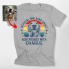 Custom Dog Walking Shirt – Personalized Adventure Tee for Dog Lovers - Pawarts