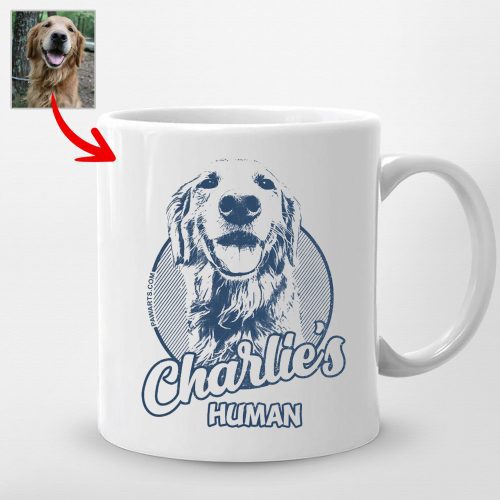 Pawarts - [Surprise Gift for Dog Lovers] Custom Dog Mug For Humans - Pawarts