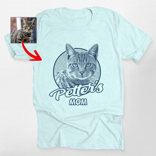 Brilliant Personalized Cat Bella Canvas Unisex T-shirt [For Humans] - Pawarts