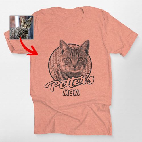 Brilliant Personalized Cat Bella Canvas Unisex T-shirt [For Humans] - Pawarts