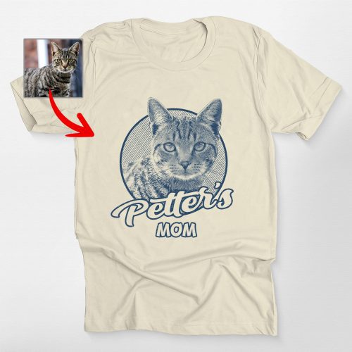 Brilliant Personalized Cat Bella Canvas Unisex T-shirt [For Humans] - Pawarts