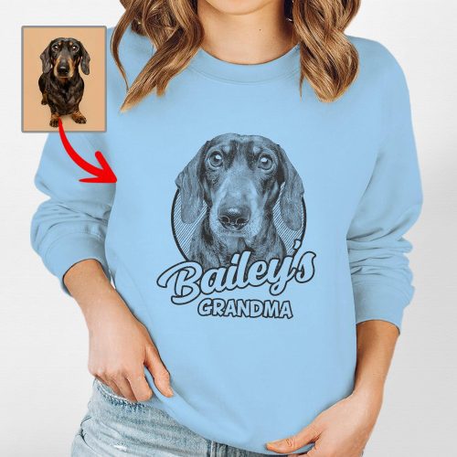 Custom Dog Gildan Sweatshirt For Dog Mom, Unique Gifts For Mother's Day - Pawarts