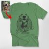 Dog Sketch Portrait Bella Canvas T-Shirt, Custom Gift for Dog Moms, Dads, and Pet Lovers - Pawarts