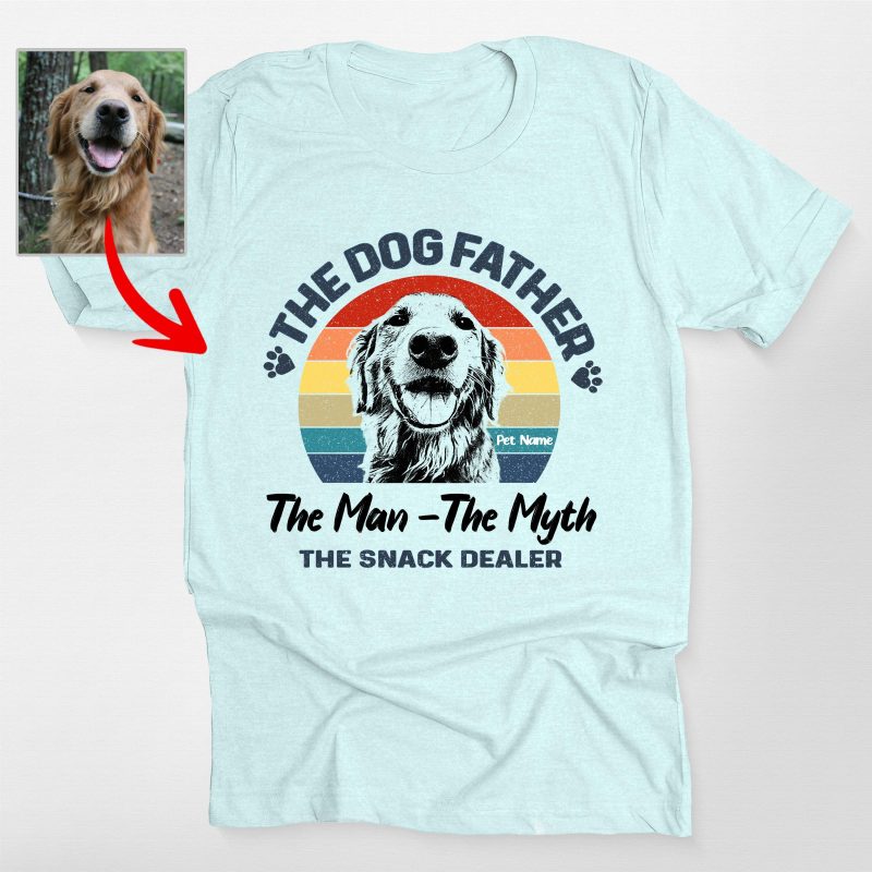 Pawarts | Custom Dog T-Shirt The Man The Myth [Vintage Style] - Pawarts