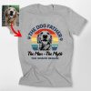 Pawarts | Custom Dog T-Shirt The Man The Myth [Vintage Style] - Pawarts