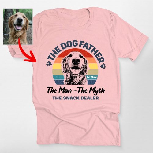 Pawarts | Custom Dog T-Shirt The Man The Myth [Vintage Style] - Pawarts