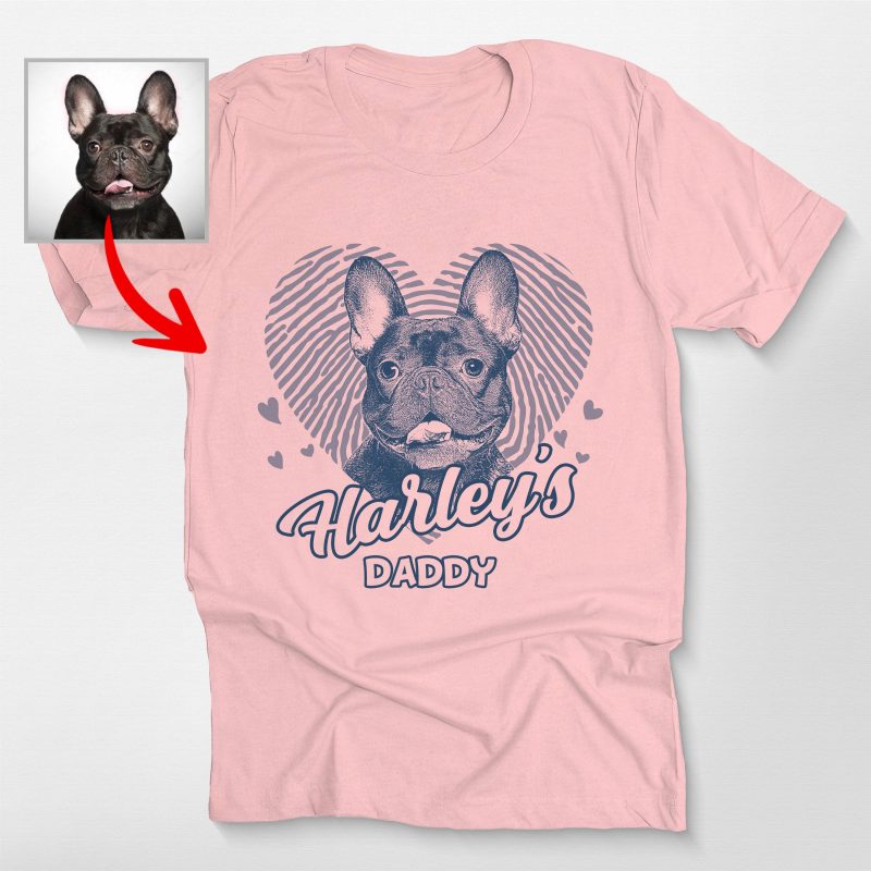 Lovable Custom Dog Shirt with Heart and Dog Names for Dog Lovers - Pawarts