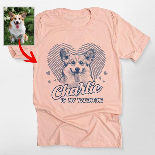 Lovable Custom Dog Shirt with Heart and Dog Names for Dog Lovers - Pawarts