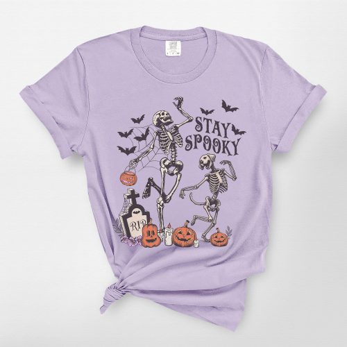 Funny Dancing Skeleton Dog Comfort Colors T-Shirt For Dog Lovers - Pawarts