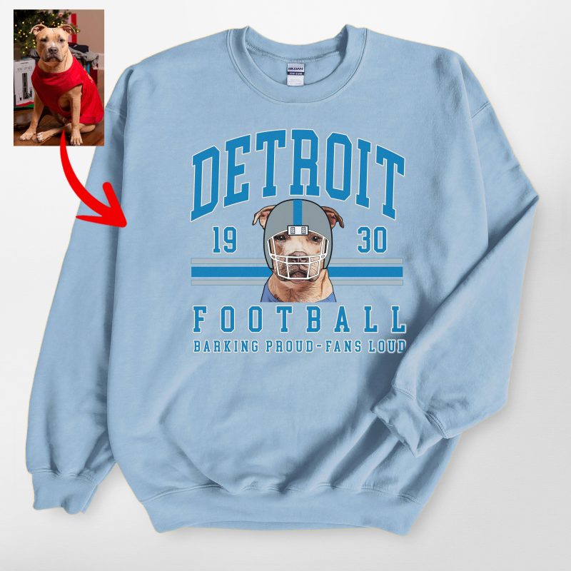 Vintage Football Gildan Sweatshirt For Dog Owners, American Football Fan Gift - Pawarts