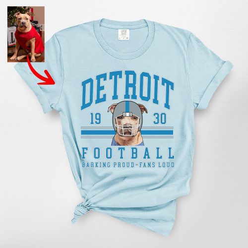 Vintage Football Fan Shirt For Dog Owners, Comfort Colors Tee - Pawarts