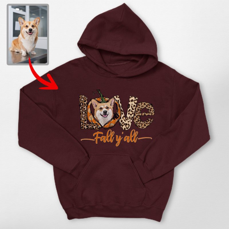 Customized Fall Vibes Hoodie For Dog Lovers, Cute Pawtumn Vibes - Pawarts