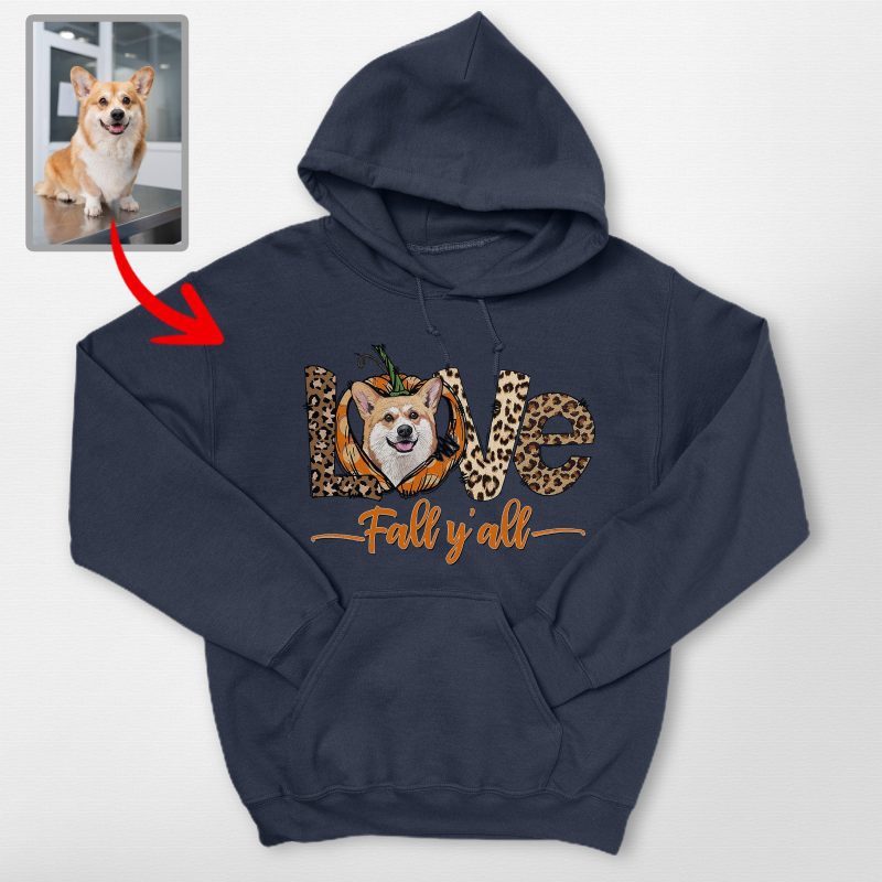 Customized Fall Vibes Hoodie For Dog Lovers, Cute Pawtumn Vibes - Pawarts