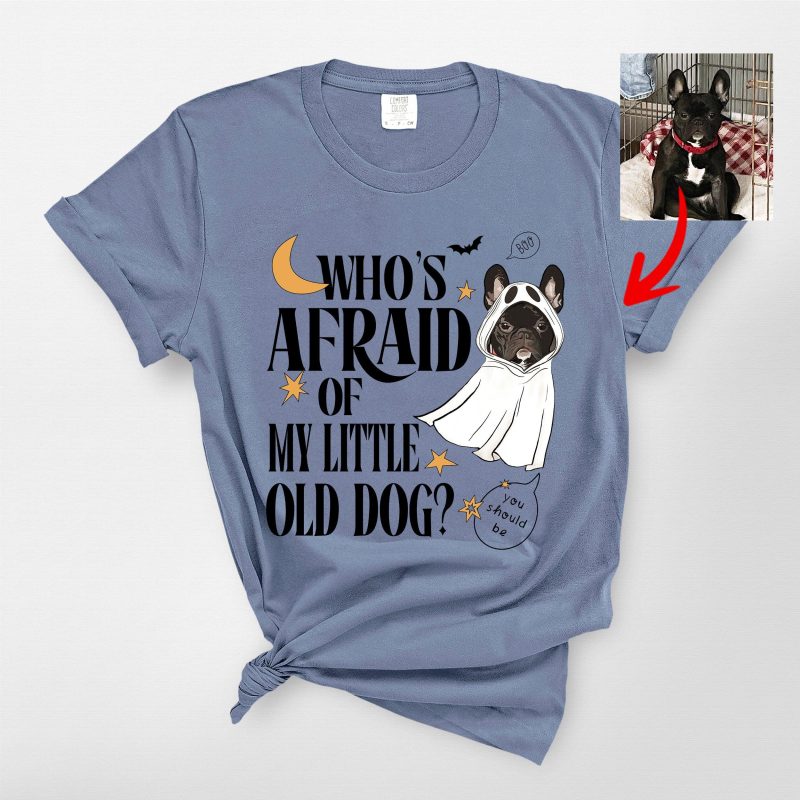 Customized Dog Ghost Comfort Colors T-Shirt For Swiftie Dog Owners - Pawarts