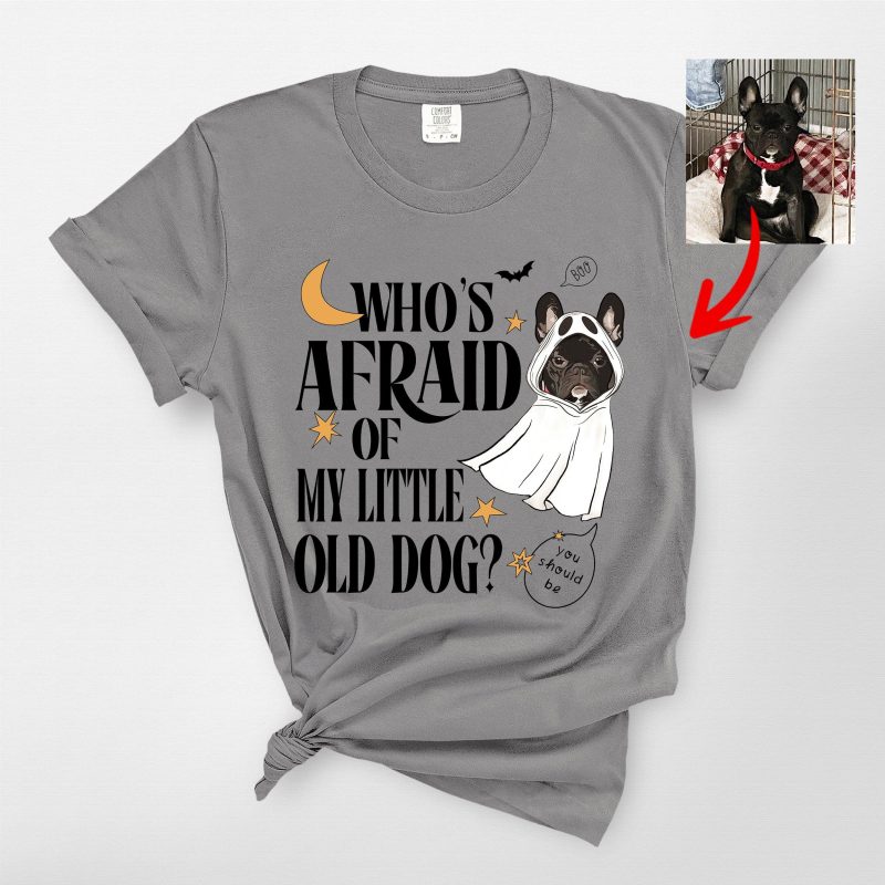 Customized Dog Ghost Comfort Colors T-Shirt For Swiftie Dog Owners - Pawarts