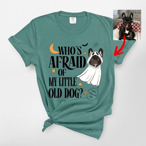 Customized Dog Ghost Comfort Colors T-Shirt For Swiftie Dog Owners - Pawarts