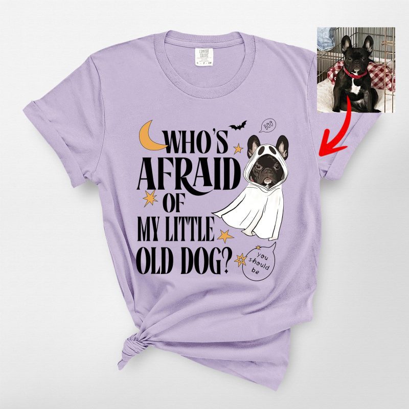 Customized Dog Ghost Comfort Colors T-Shirt For Swiftie Dog Owners - Pawarts