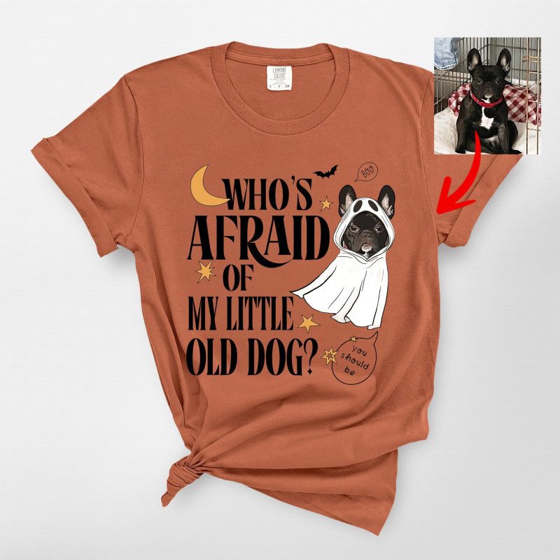 Customized Dog Ghost Comfort Colors T-Shirt For Swiftie Dog Owners - Pawarts