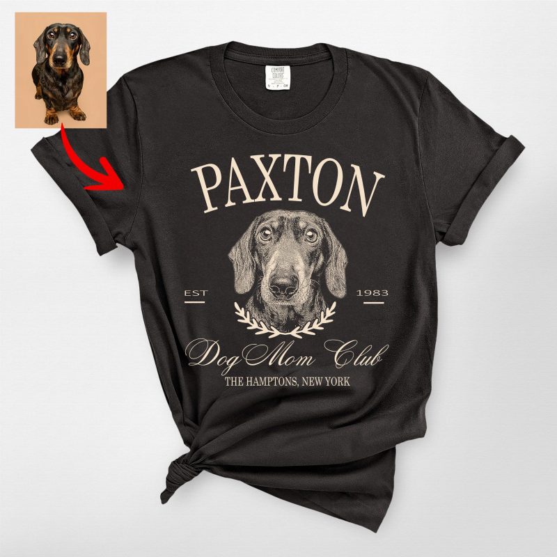 Custom Dog Mom Club Comfort Colors T-Shirt For Dog Owners - Pawarts