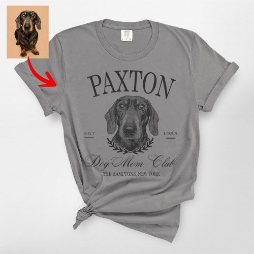 Custom Dog Mom Club Comfort Colors T-Shirt For Dog Owners - Pawarts