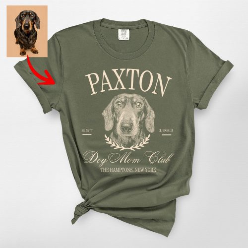 Custom Dog Mom Club Comfort Colors T-Shirt For Dog Owners - Pawarts