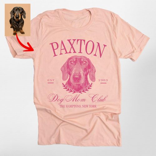 Custom Dog Mom Club Bella Canvas T-Shirt For Dog Owners - Pawarts