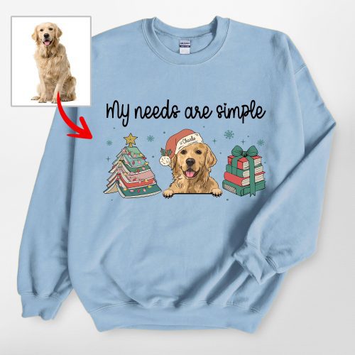 Funny Christmas Gildan Sweatshirt For Book & Dog Lovers - Pawarts