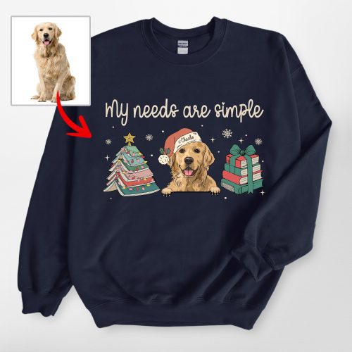 Funny Christmas Gildan Sweatshirt For Book & Dog Lovers - Pawarts