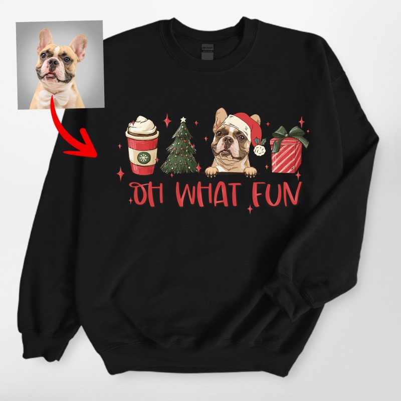 Tis The Season Christmas Gildan Sweatshirt, Cute Gifts for Dog Lovers - Pawarts