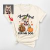 Thankful For My Dog T-Shirt, Comfort Colors Thanksgiving Tee For Dog Owners - Pawarts